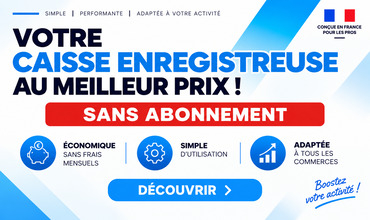 Caisse enregistreuse tactile clé en main avec logiciel 2018 pas cher